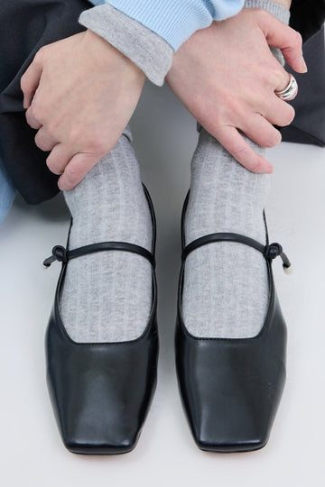 Amondi square flat shoes